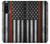 S3472 Firefighter Thin Red Line Flag Case For OnePlus Nord CE 5G