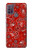 S3354 Red Classic Bandana Case For Motorola Moto G10 Power