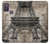 S3416 Eiffel Tower Blueprint Case For Motorola Moto G10 Power