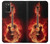 S0415 Fire Guitar Burn Case For Samsung Galaxy A03S