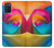 S1671 Rainbow Colorful Rose Case For Samsung Galaxy A03S