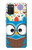 S2521 Cute Nerd Owl Cartoon Case For Samsung Galaxy A03S