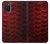 S2879 Red Arowana Fish Scale Case For Samsung Galaxy A03S
