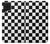S1611 Black and White Check Chess Board Case For Samsung Galaxy A22 4G