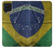 S3297 Brazil Flag Vintage Football Graphic Case For Samsung Galaxy A22 4G