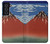 S2390 Katsushika Hokusai Red Fuji Case For Samsung Galaxy S21 FE 5G
