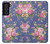 S3265 Vintage Flower Pattern Case For Samsung Galaxy S21 FE 5G