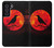 S3328 Crow Red Moon Case For Samsung Galaxy S21 FE 5G