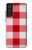 S3535 Red Gingham Case For Samsung Galaxy S21 FE 5G
