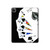 S1078 Poker Royal Straight Flush Hard Case For iPad Pro 12.9 (2022, 2021, 2020, 2018), iPad Air 13 (2025, 2024)