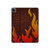 S2988 Rally Car Tire Fire Hard Case For iPad Pro 12.9 (2022, 2021, 2020, 2018), iPad Air 13 (2025, 2024)