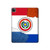 S3017 Paraguay Flag Hard Case For iPad Pro 12.9 (2022, 2021, 2020, 2018), iPad Air 13 (2025, 2024)