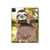 S3138 Cute Baby Sloth Paint Hard Case For iPad Pro 12.9 (2022,2021,2020,2018, 3rd, 4th, 5th, 6th)