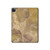 S3240 Yellow Marble Stone Hard Case For iPad Pro 12.9 (2022,2021,2020,2018, 3rd, 4th, 5th, 6th)