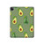 S3285 Avocado Fruit Pattern Hard Case For iPad Pro 12.9 (2022,2021,2020,2018, 3rd, 4th, 5th, 6th)