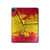 S3315 Spain Flag Vintage Football Graphic Hard Case For iPad Pro 12.9 (2022, 2021, 2020, 2018), iPad Air 13 (2025, 2024)