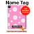S3500 Pink Floral Pattern Hard Case For iPad Pro 12.9 (2022, 2021, 2020, 2018), iPad Air 13 (2025, 2024)