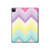 S3514 Rainbow Zigzag Hard Case For iPad Pro 12.9 (2022,2021,2020,2018, 3rd, 4th, 5th, 6th)