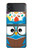S2521 Cute Nerd Owl Cartoon Case For Samsung Galaxy Z Flip 3 5G