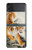 S2751 Chinese Tiger Brush Painting Case For Samsung Galaxy Z Flip 3 5G