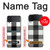 S2842 Black and White Buffalo Check Pattern Case For Samsung Galaxy Z Flip 3 5G