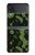 S2877 Green Snake Skin Graphic Printed Case For Samsung Galaxy Z Flip 3 5G
