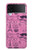 S2885 Paris Pink Case For Samsung Galaxy Z Flip 3 5G