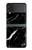 S2895 Black Marble Graphic Printed Case For Samsung Galaxy Z Flip 3 5G