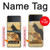 S3229 Vintage Cat Poster Case For Samsung Galaxy Z Flip 3 5G