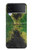 S3319 Jamaica Flag Vintage Football Graphic Case For Samsung Galaxy Z Flip 3 5G