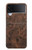 S3405 Fish Tattoo Leather Graphic Print Case For Samsung Galaxy Z Flip 3 5G