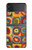 S3409 Squares Concentric Circles Case For Samsung Galaxy Z Flip 3 5G