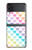 S3499 Colorful Heart Pattern Case For Samsung Galaxy Z Flip 3 5G