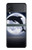 S3510 Dolphin Moon Night Case For Samsung Galaxy Z Flip 3 5G