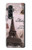 S2211 Paris Postcard Eiffel Tower Case For Samsung Galaxy Z Fold 3 5G