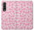 S2213 Pink Leopard Pattern Case For Samsung Galaxy Z Fold 3 5G