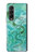 S2653 Dragon Green Turquoise Stone Graphic Case For Samsung Galaxy Z Fold 3 5G