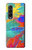 S2942 Brush Stroke Painting Case For Samsung Galaxy Z Fold 3 5G