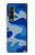 S2958 Army Blue Camo Camouflage Case For Samsung Galaxy Z Fold 3 5G