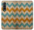 S3033 Vintage Wood Chevron Graphic Printed Case For Samsung Galaxy Z Fold 3 5G