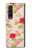 S3037 Pretty Rose Cottage Flora Case For Samsung Galaxy Z Fold 3 5G