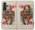 S3429 Queen Hearts Card Case For Samsung Galaxy Z Fold 3 5G