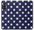 S3533 Blue Polka Dot Case For Samsung Galaxy Z Fold 3 5G