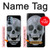 S1286 Diamond Skull Case For OnePlus Nord N200 5G