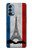 S2859 Vintage France Flag Eiffel Tower Case For OnePlus Nord N200 5G