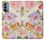 S3035 Sweet Flower Painting Case For OnePlus Nord N200 5G