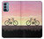 S3252 Bicycle Sunset Case For OnePlus Nord N200 5G