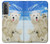 S3794 Arctic Polar Bear in Love with Seal Paint Case For Samsung Galaxy S21 5G