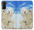 S3794 Arctic Polar Bear in Love with Seal Paint Case For Samsung Galaxy S21 Plus 5G, Galaxy S21+ 5G