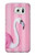 S3805 Flamingo Pink Pastel Case For Samsung Galaxy S7 Edge